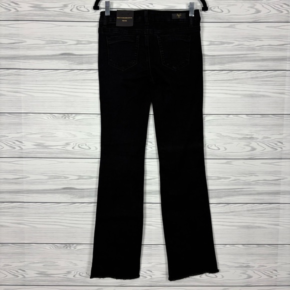 Versace 1969 Italia Black Sofia Bootleg Jeans Size 28 NWT - Picture 9 of 15